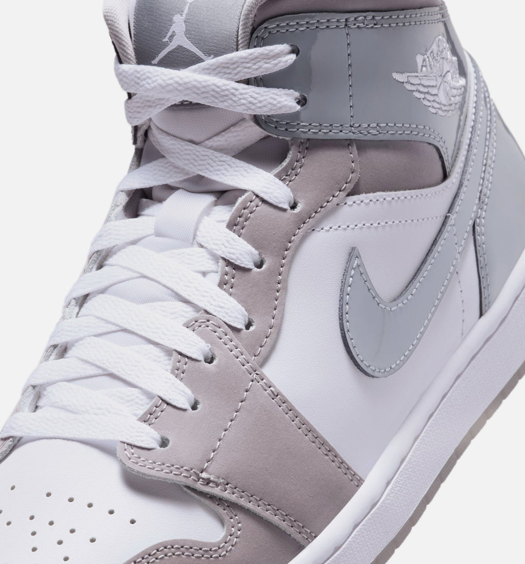 Air Jordan 1 Mid SE Cool Grey Men's Lifestyle Shoes - Cool Grey/Medium Grey
