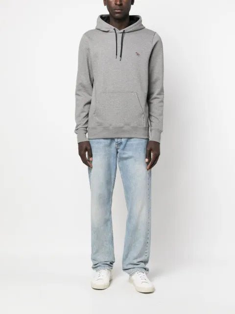 PS Paul Smith logo-patch long-sleeve hoodie