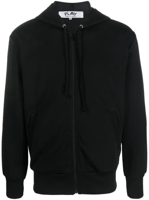 Comme Des Garçons Play x the Artist Invader pixelated-appliqué hoodie