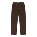Brown Classic Denim Straight-fit Jeans