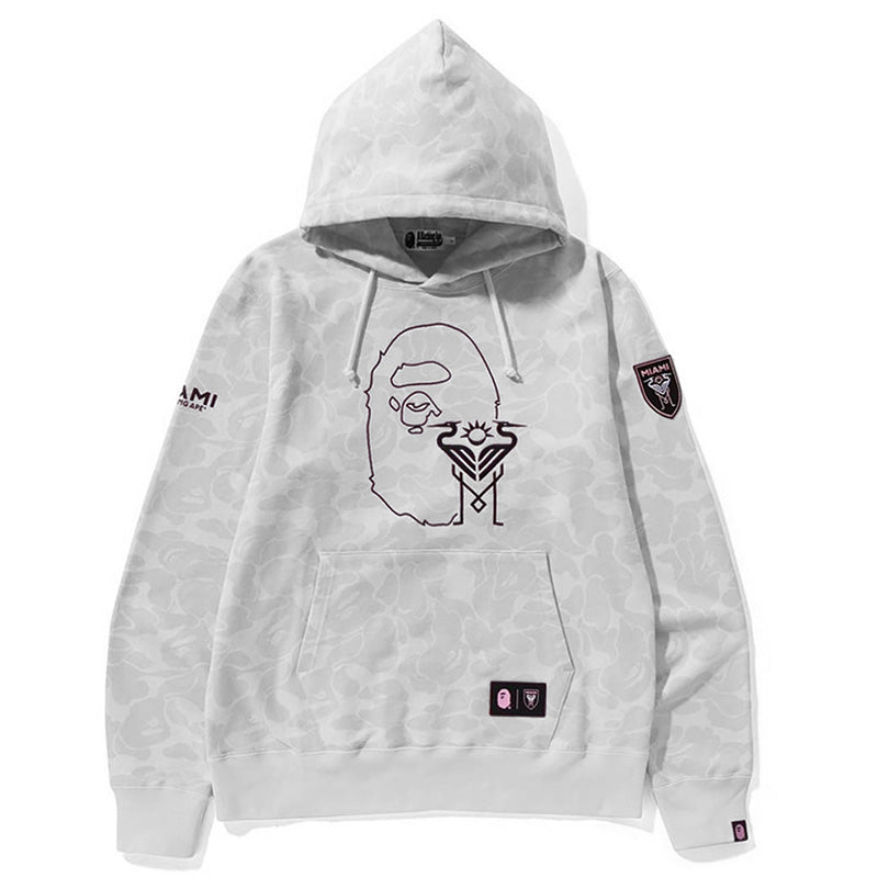 BAPE x Miami Graphic Hoodie - Black, Grey & Pink