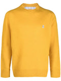 Undercover logo-patch wool jumper