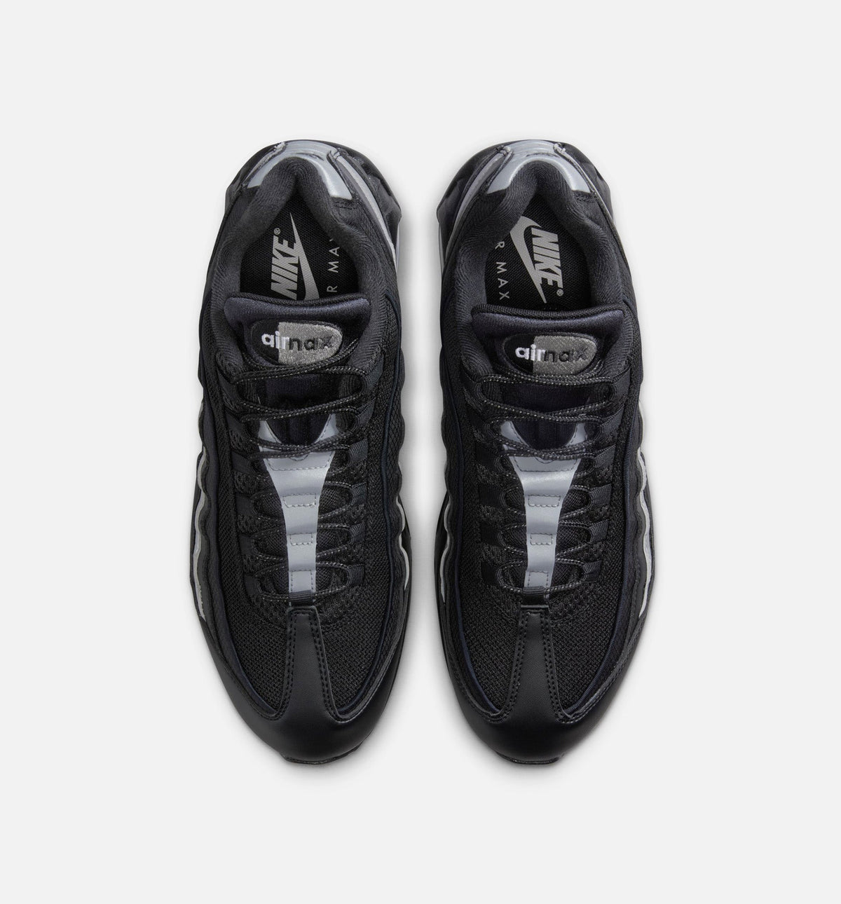 Nike Air Max 95 Big Bubble OG "Reflective Accents" Men's Lifestyle Shoe - Black / White / Metallic Silver