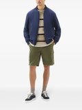 Woolrich logo-appliqué bomber jacket