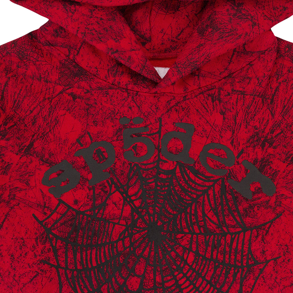 RED OG TREE CAMO HOODIE