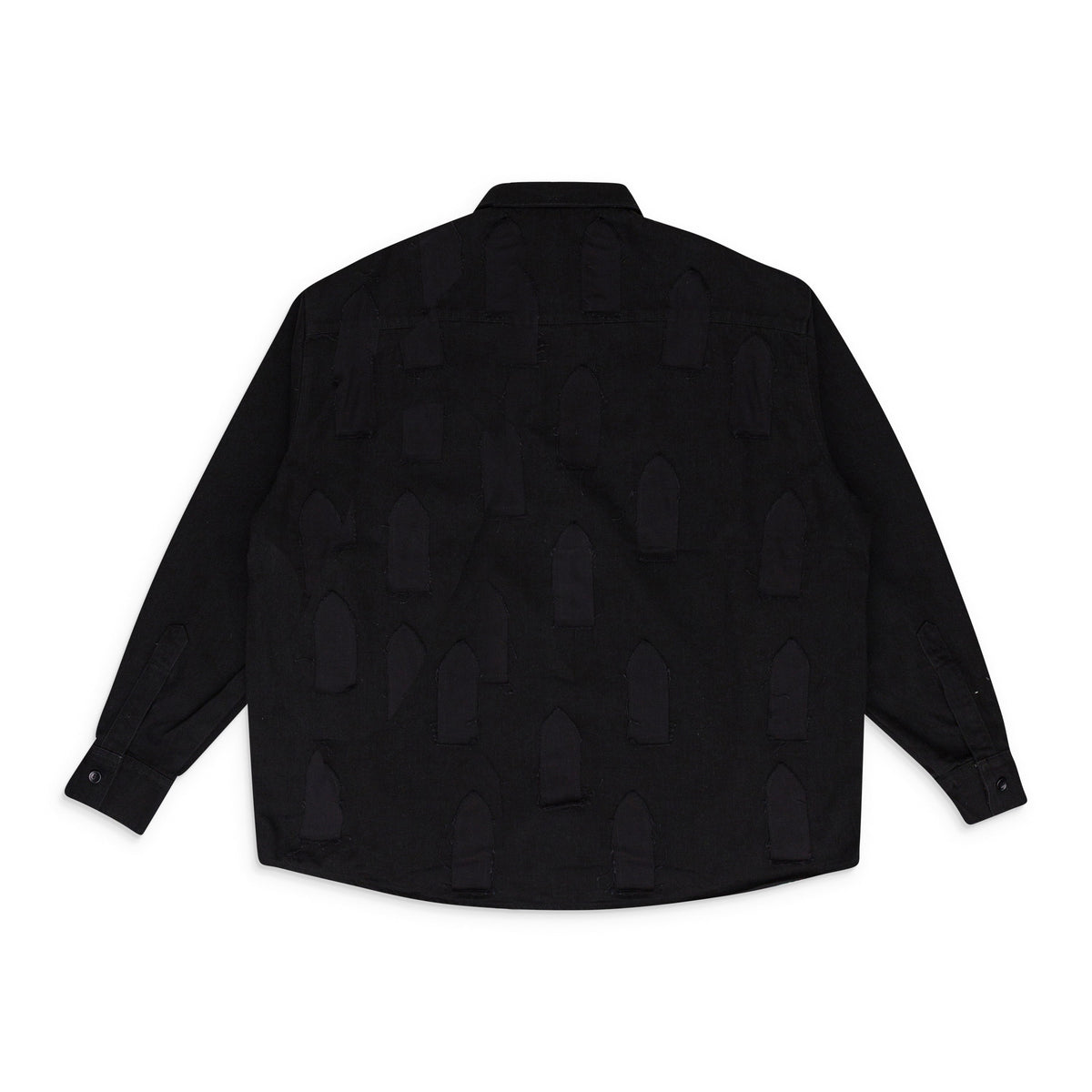 BLACK LINK WINDOW BUTTON-DOWN SHIRT