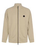 Moncler logo-patch zip-up sweatshirt