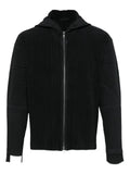 Homme Plissé Issey Miyake fully-pleated zip-up hoodie
