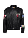 Jeff Hamilton  Chicago Bulls leather bomber jacket