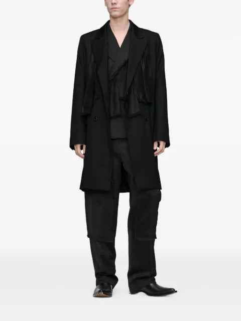 Maison Margiela scarf tailored wool jacket