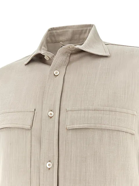 Paul & Shark jersey pockets overshirt