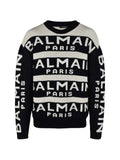 Balmain logo-embellishment sweater