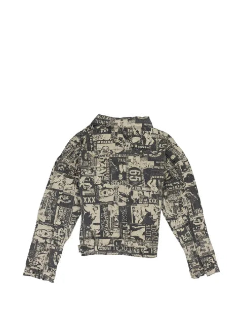 RHUDE graphic-print denim jacket
