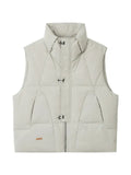 izzue padded lobster-clasp gilet