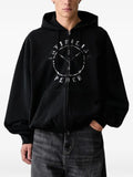 VETEMENTS graphic-print washed-effect hoodie
