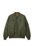 FINGERCROXX logo-print bomber jacket