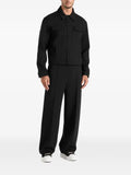Manière De Voir Kairo - neoprene trucker jacket - black