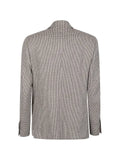 Lardini houndstooth-pattern wool blazer