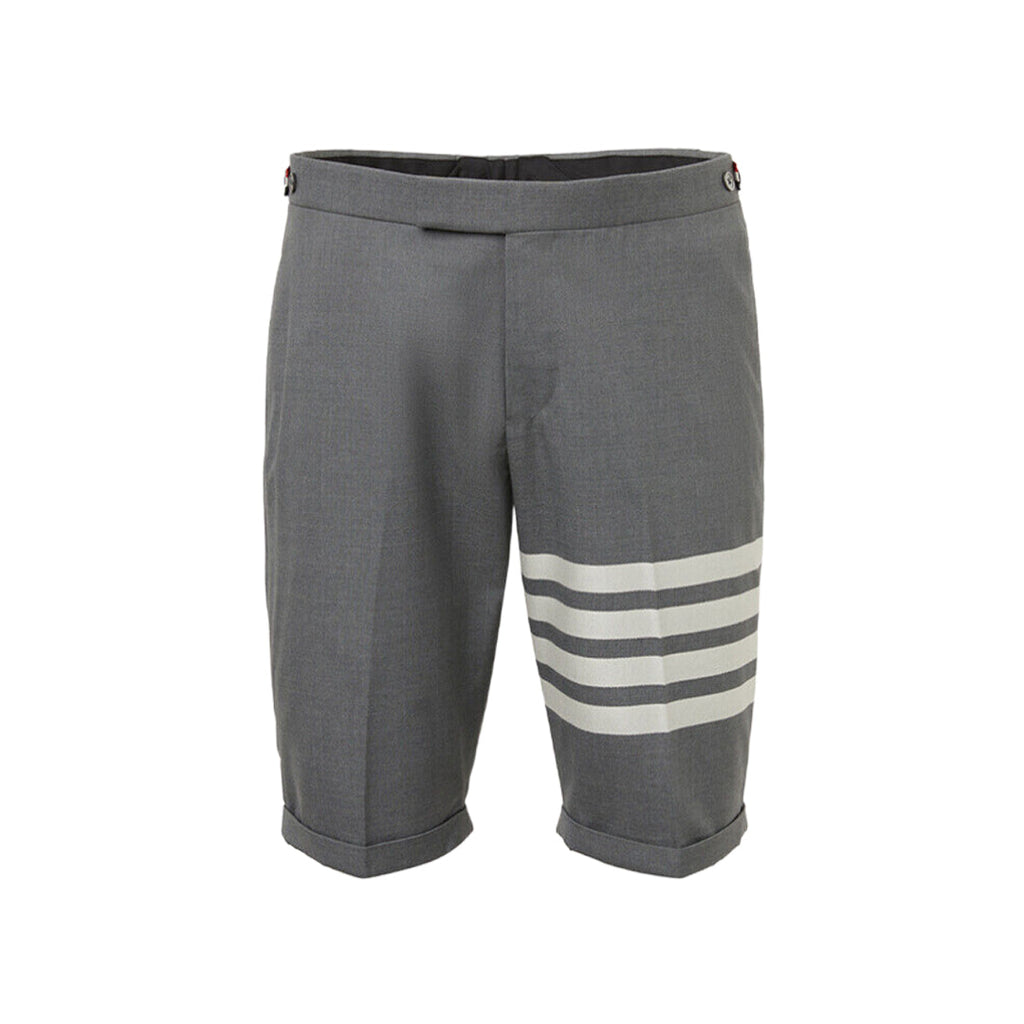 Thom Browne Style Four-Bar Leisure Pants