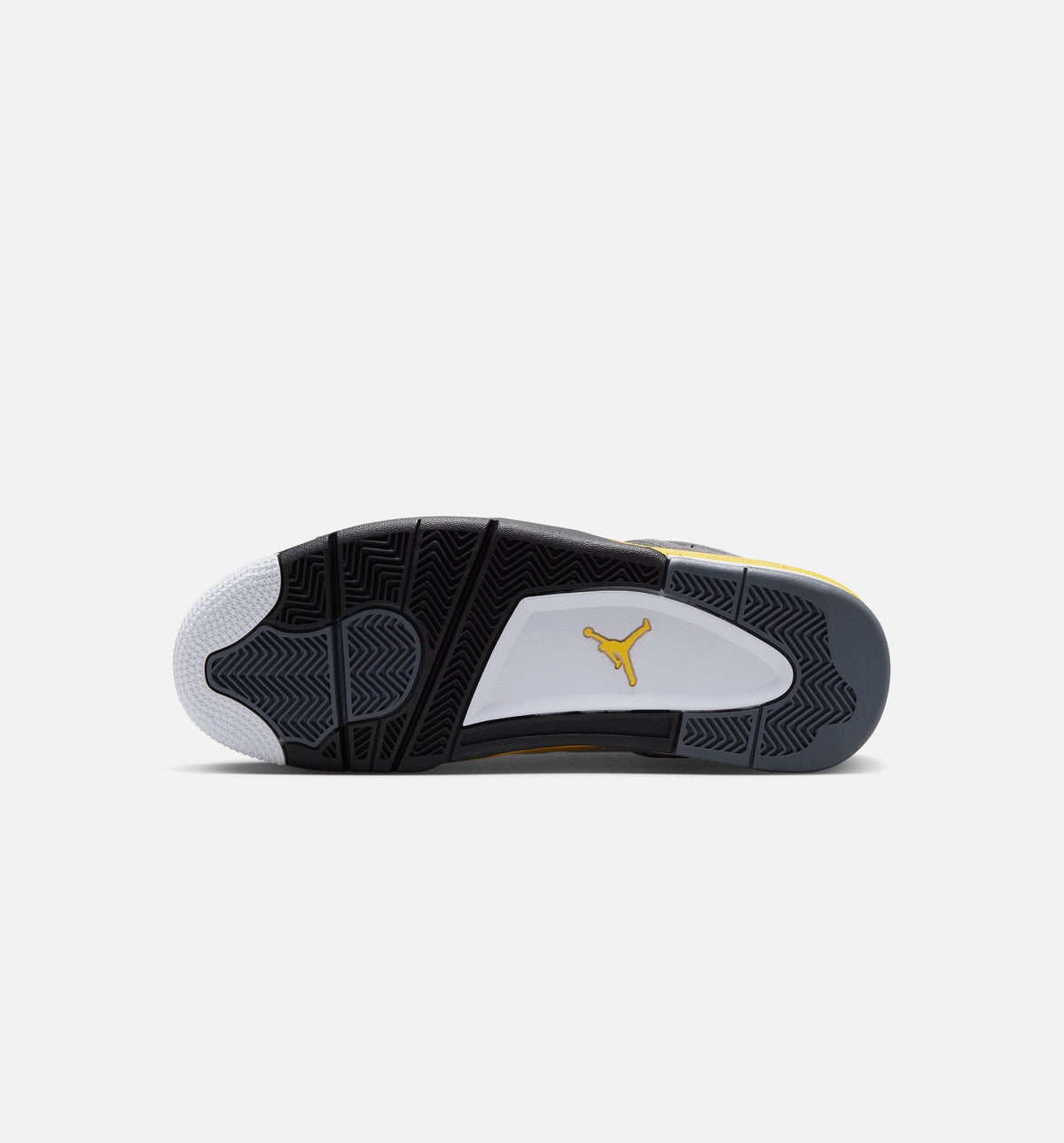 Air Jordan 4 Retro Rare Air Tour Yellow Men's Lifestyle Shoes - White / Dark Blue Grey / Black / Tour Yellow