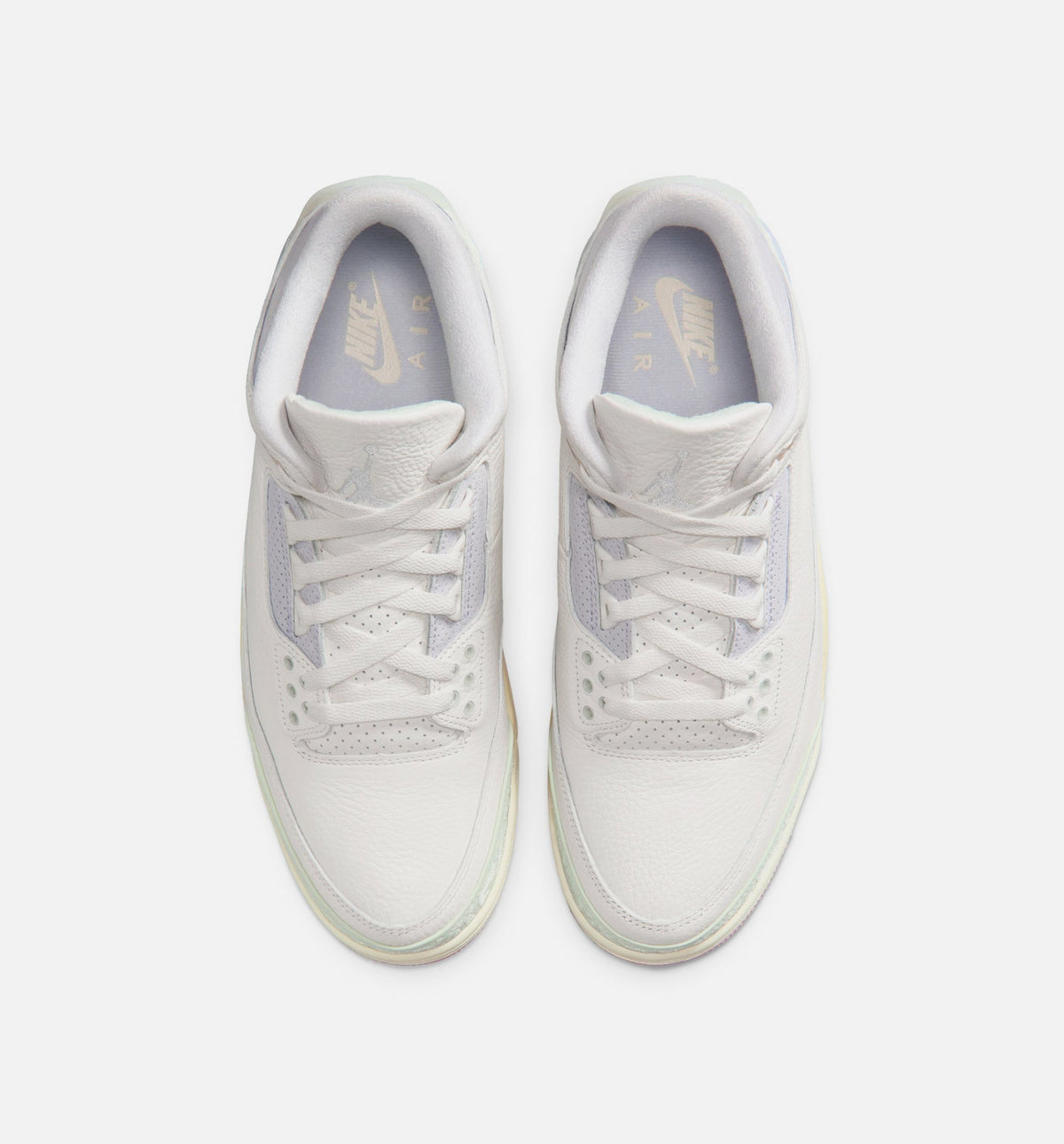 Air Jordan 3 Retro 'Sail and Jade Aura' - Men's Lifestyle Sneaker (Sail/Jade Aura/Aura/Iced Carmine)