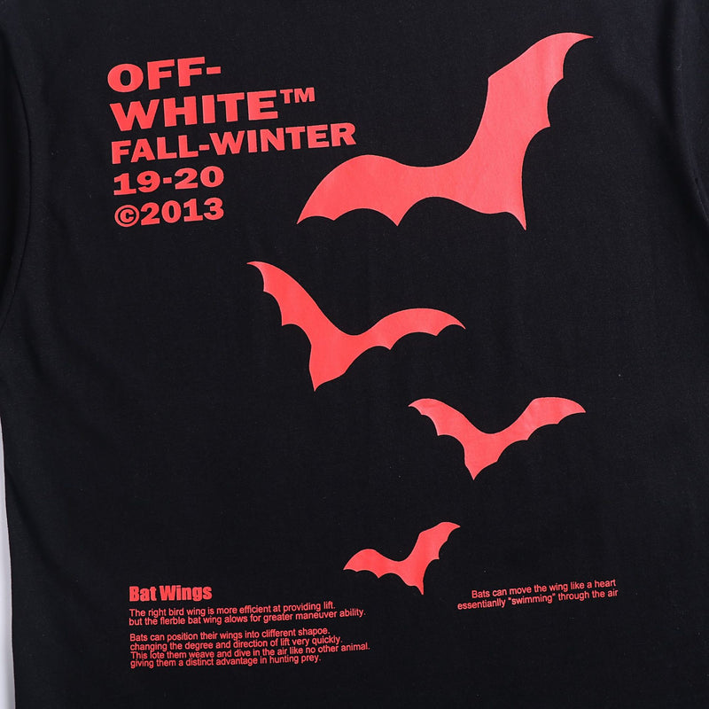 Ow T Shirts Printed Male and Female Trendy Brand Short Sleeve