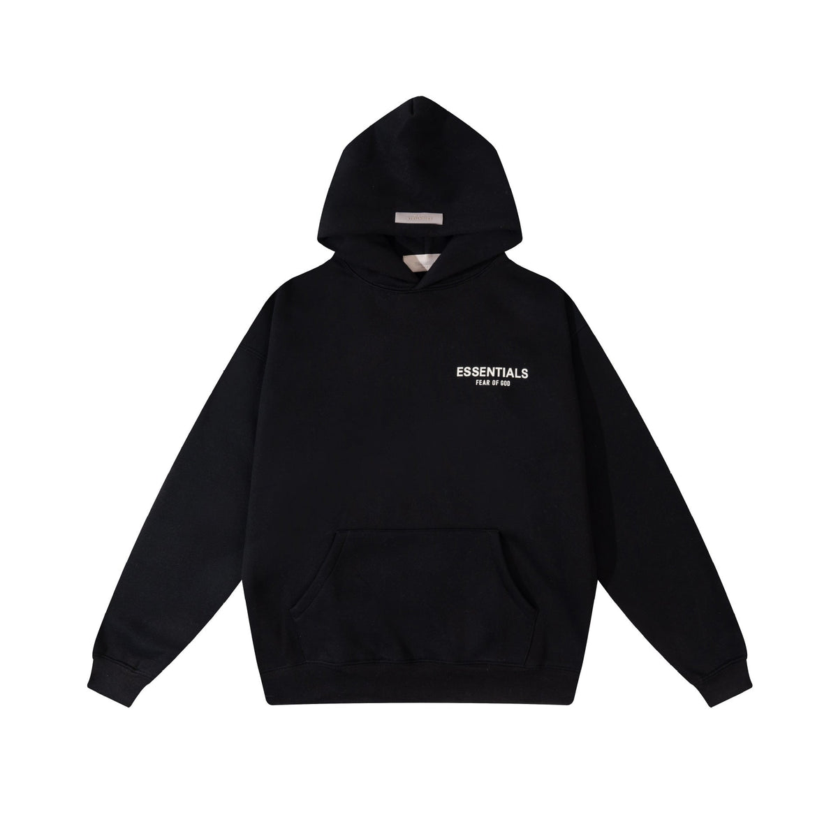 Fear Of God Essentials Flocked Small Letter Pullover Hoodie Unisex
