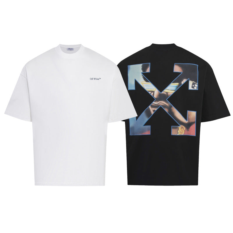 Off-White Arrow Graphic Crew Neck T-Shirt Unisex