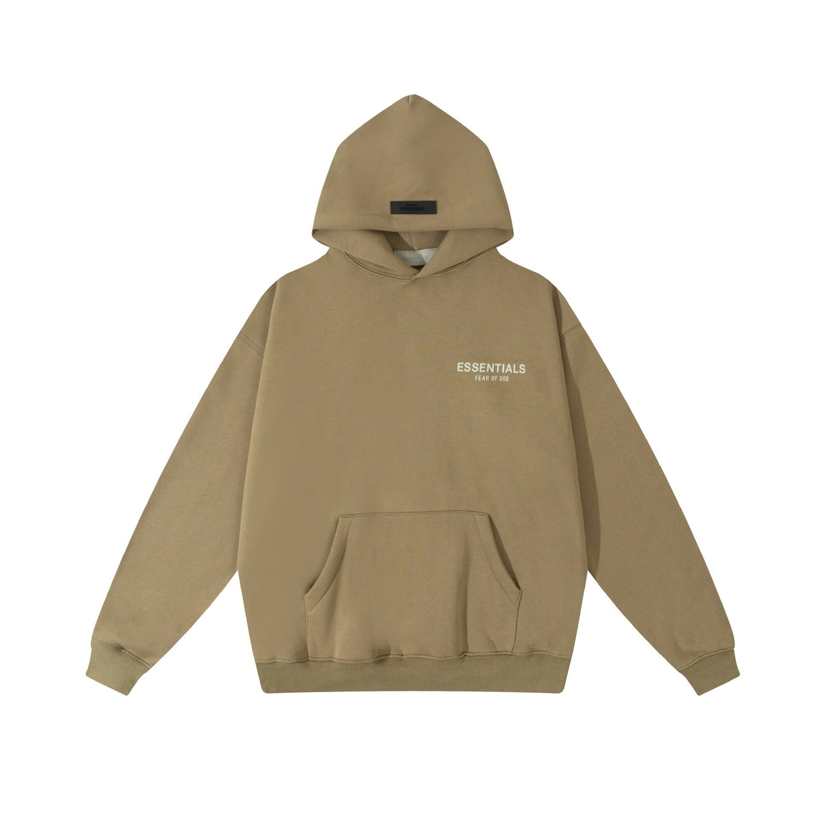 Fear Of God Essentials Flocked Small Letter Pullover Hoodie Unisex