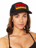 BLACK TRUCKER HAT