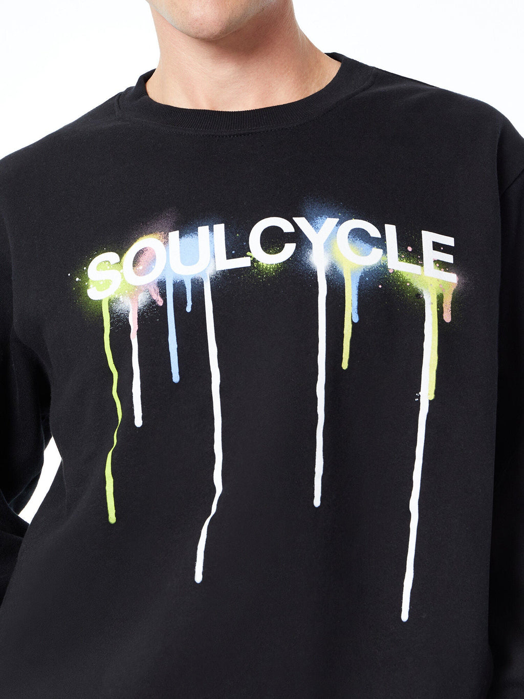 DEREK CREWNECK BLACK DRIP