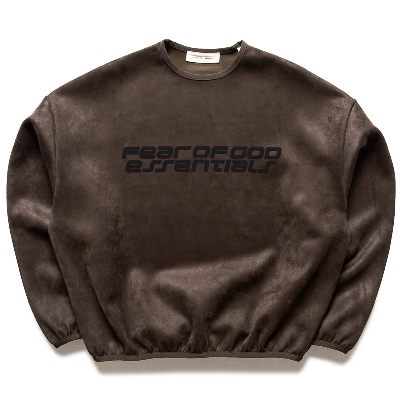 Fear Of God Essentials Modern Crewneck Sweatshirt - Brown