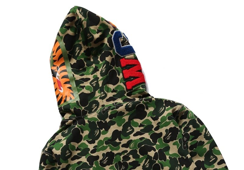 BAPE WGM Shark Camo Full-Zip Hoodie