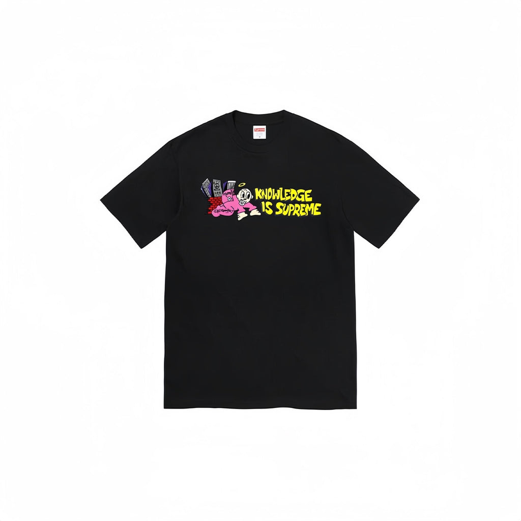 Supreme Knowledge Cartoon Graphic T-Shirt