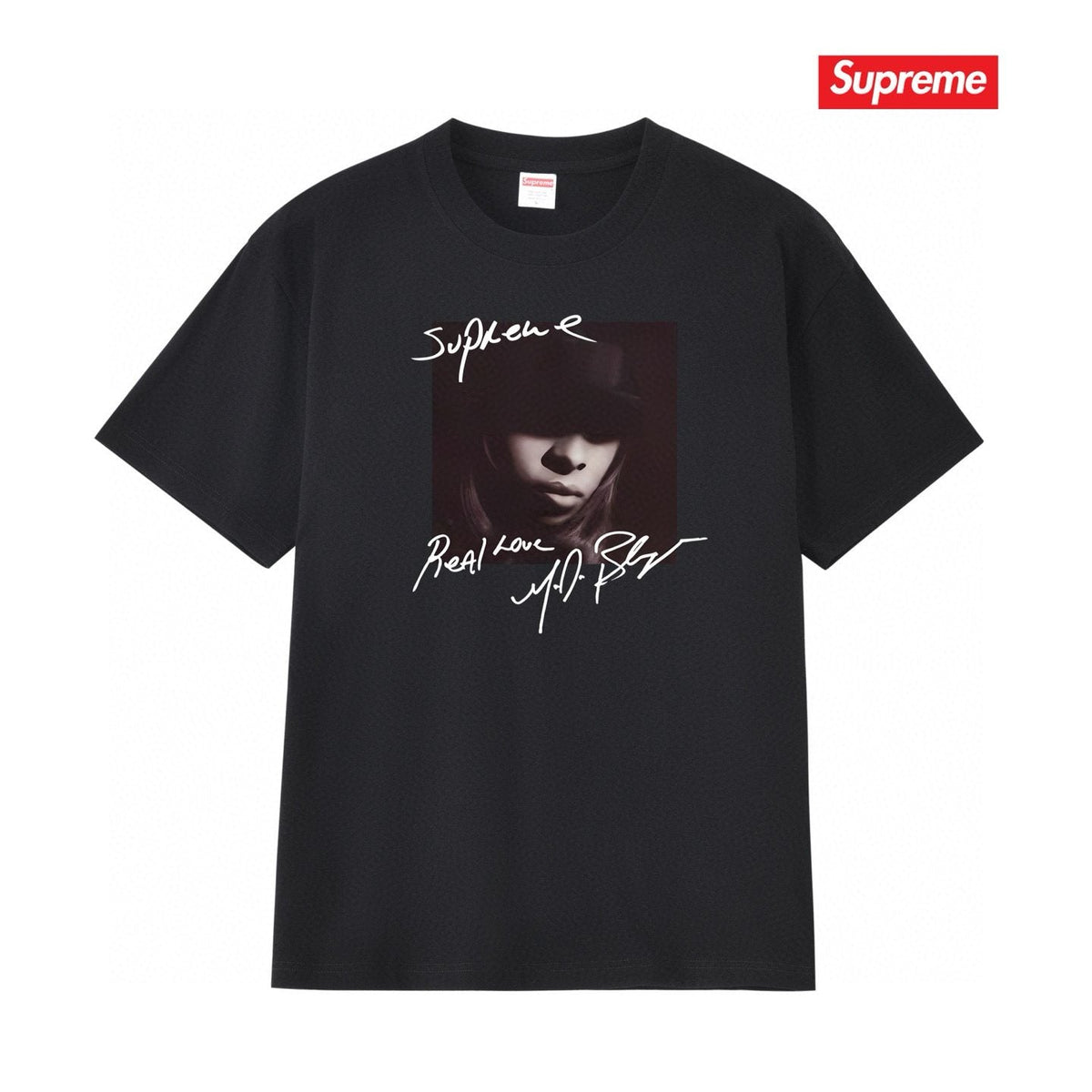 Supreme Portrait Signature Graphic T-Shirt