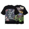 RARE PEACE 14 Decals Rhinestone Short-Sleeve T-Shirt
