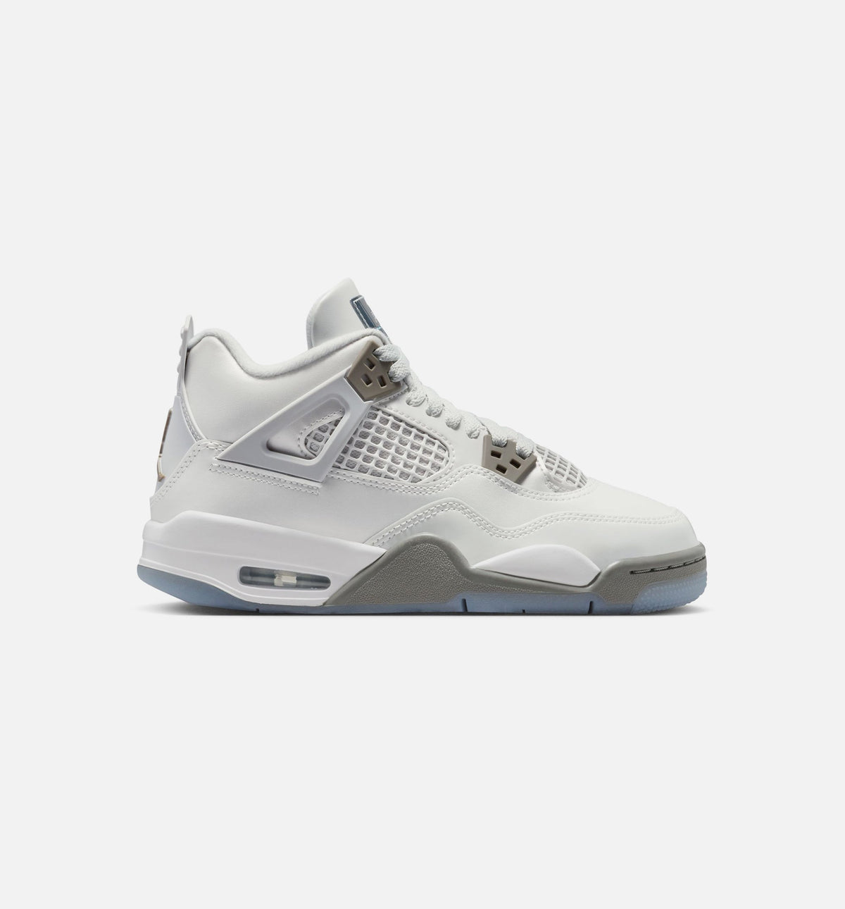 Air Jordan 4 Retro "Blue Chill" Big Kids' Shoe – Photon Dust/Blue Chill/Flat Pewter/White/Blue Tint