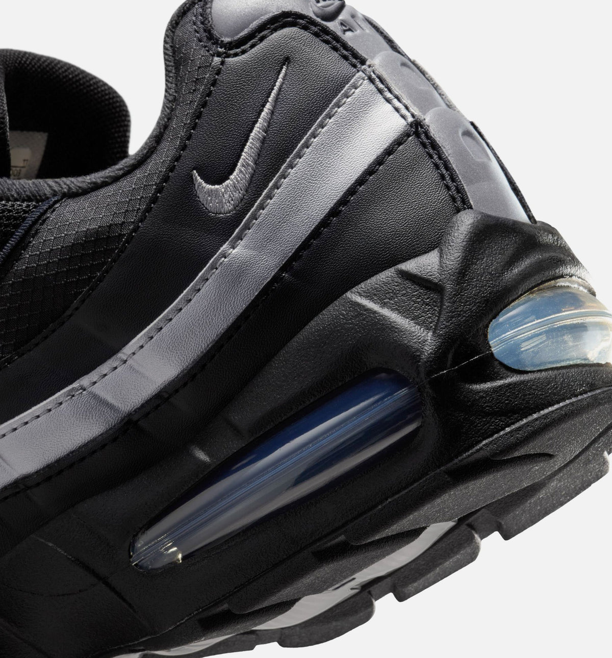 Nike Air Max 95 Big Bubble OG "Reflective Accents" Men's Lifestyle Shoe - Black / White / Metallic Silver