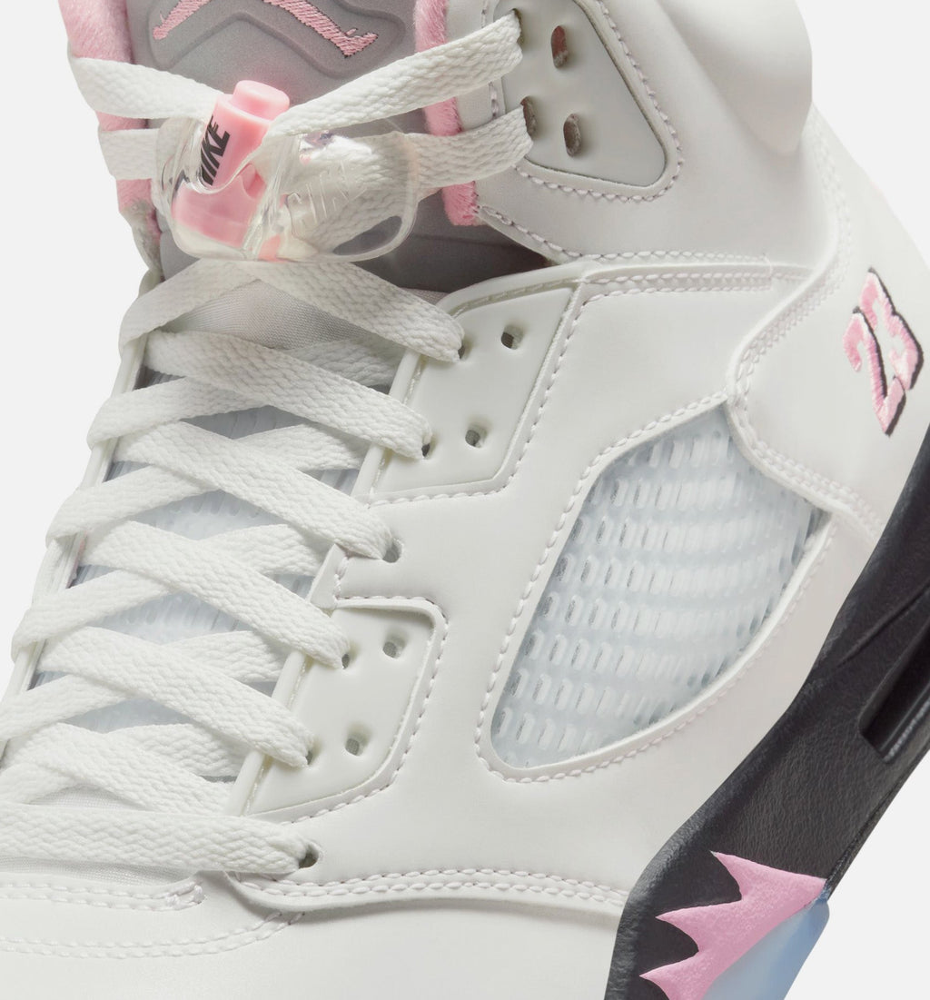 Air Jordan 5 Retro "Medium Soft Pink" Men's Shoe – White/Soft Pink/Black