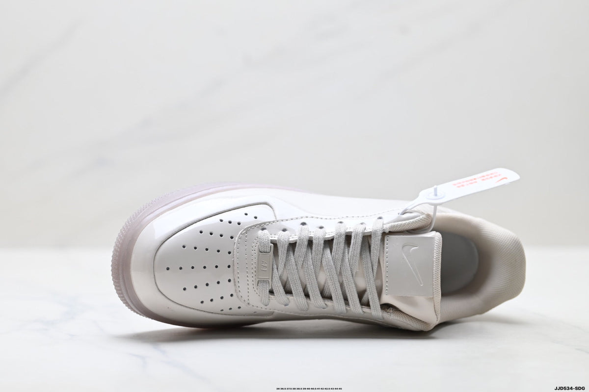 Nike Air Force 1 Low Triple White Unisex Sneakers Style 05