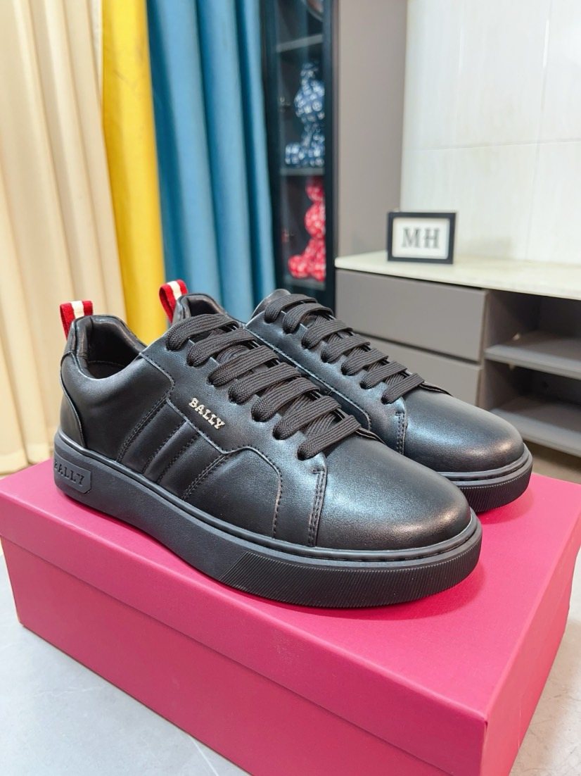 Bally Low-Top Leather Sneakers
