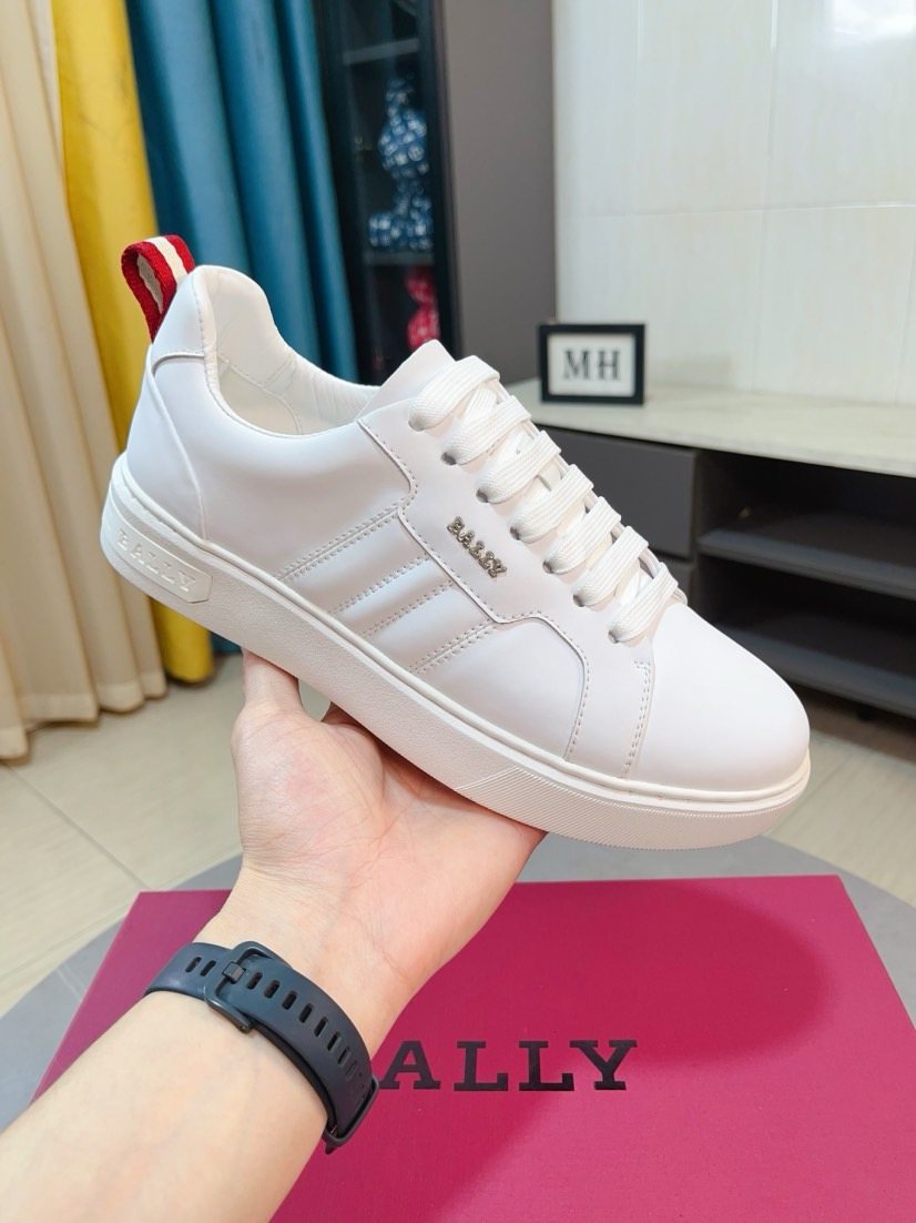 Bally Low-Top Leather Sneakers